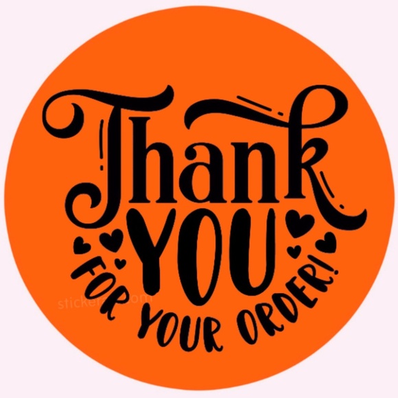 100 Thank You Stickers for poshmark 2 in round  | Shipping Supplies | NWT - Picture 12 of 13